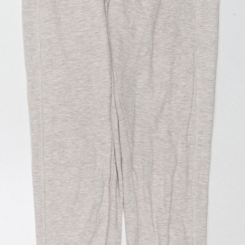 River Island Womens Beige Polyester Jogger Leggings Size 8