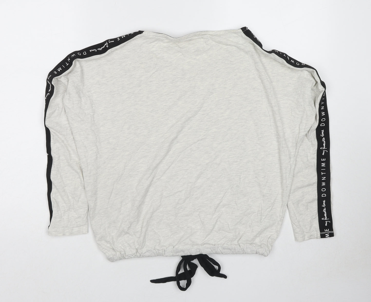 NEXT Womens Grey Cotton Pullover Sweatshirt Size M Pullover