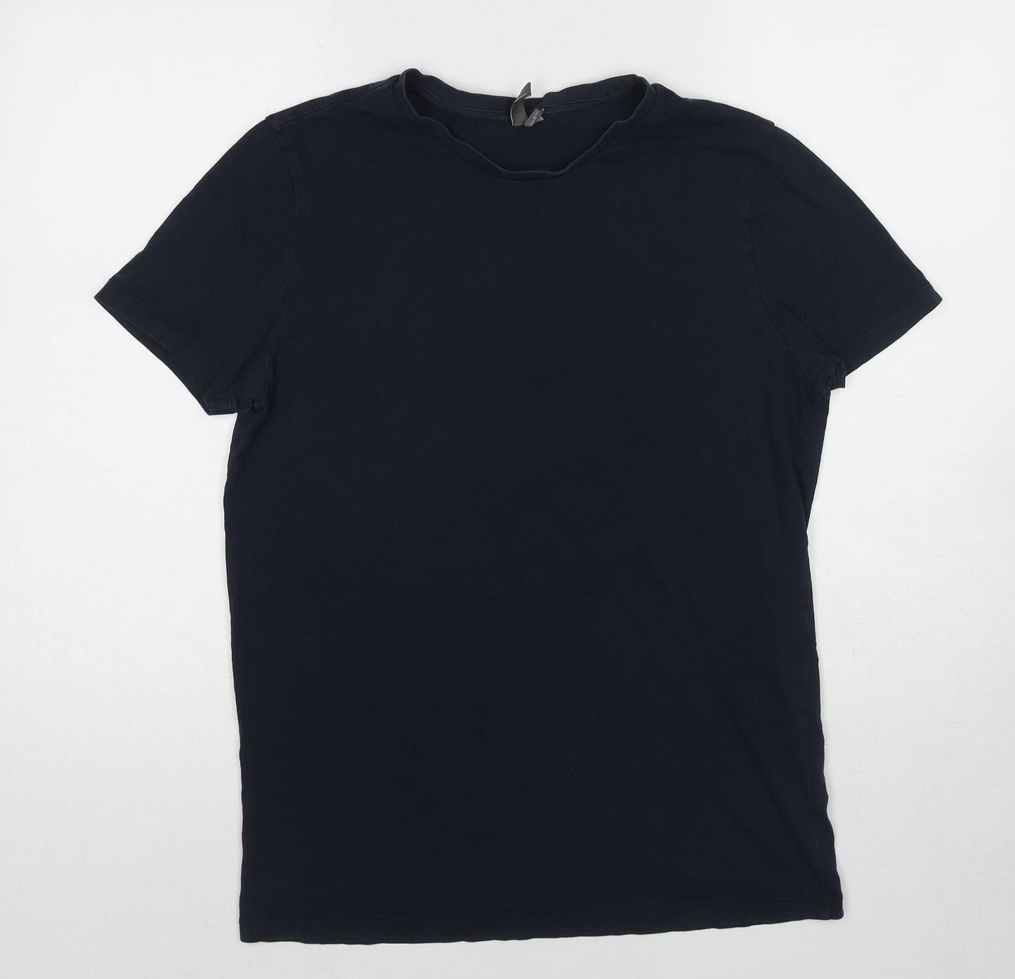 ASOS Mens Blue Cotton T-Shirt Size M Round Neck
