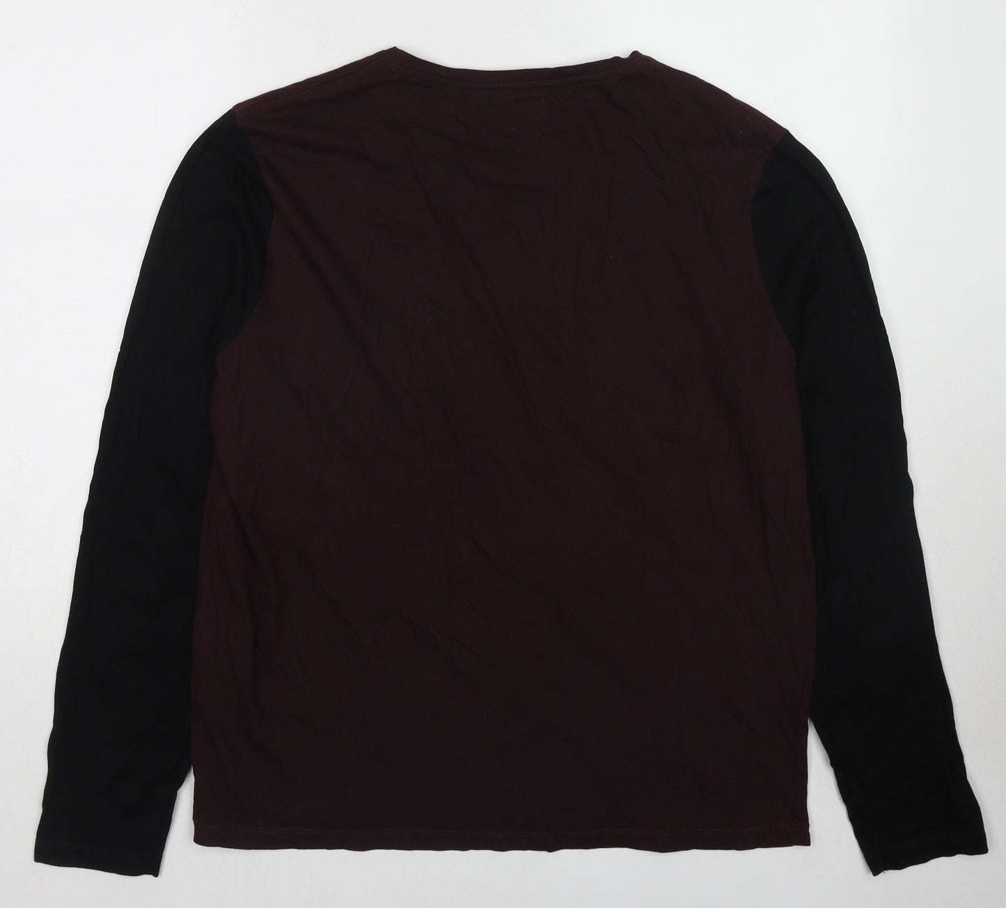 ASOS Mens Red Cotton T-Shirt Size 2XL Round Neck