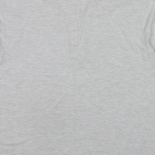 Henbury Mens Grey Cotton Polo Size XL Collared Pullover