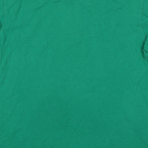 Ralph Lauren Mens Green Cotton Polo Size XL Collared Pullover