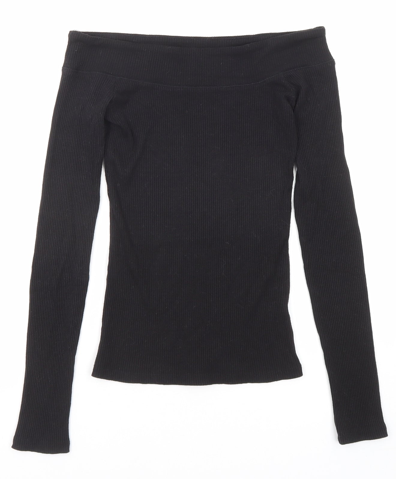6ixty 8ight Womens Black Boat Neck Acrylic Pullover Jumper Size M