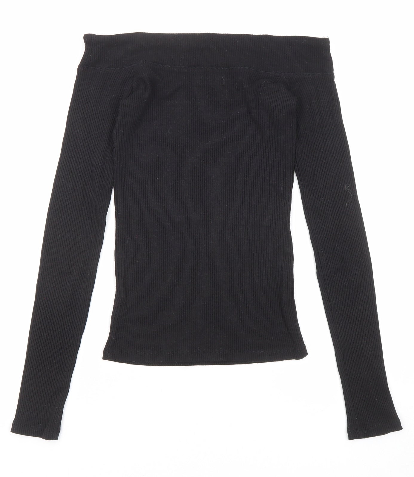 6ixty 8ight Womens Black Boat Neck Acrylic Pullover Jumper Size M