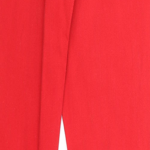 Falmer Heritage Womens Red Cotton Skinny Jeans Size 10 Regular Zip
