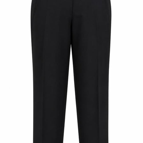 Marks and Spencer Womens Black Polyester Dress Pants Trousers Size 10 Regular Zip