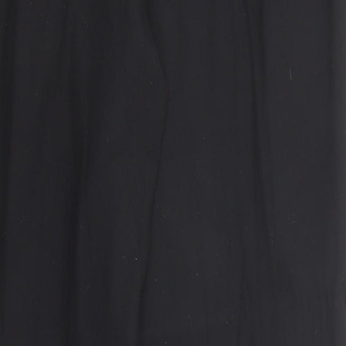 Marks and Spencer Womens Black Polyester Dress Pants Trousers Size 10 Regular Zip