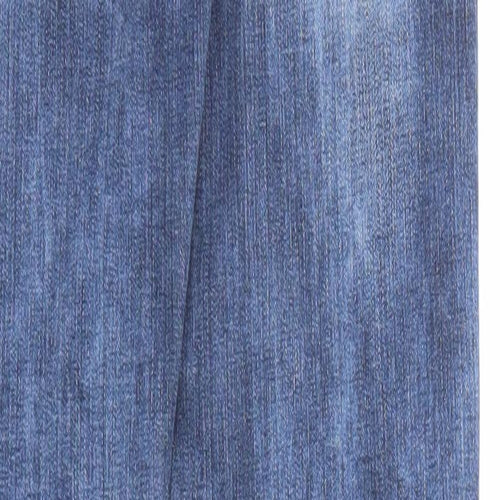 Denim & Co. Womens Blue Cotton Skinny Jeans Size 6 Regular Zip