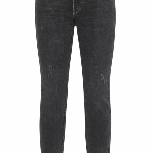 Denim & Co. Womens Black Cotton Skinny Jeans Size 10 Regular Zip