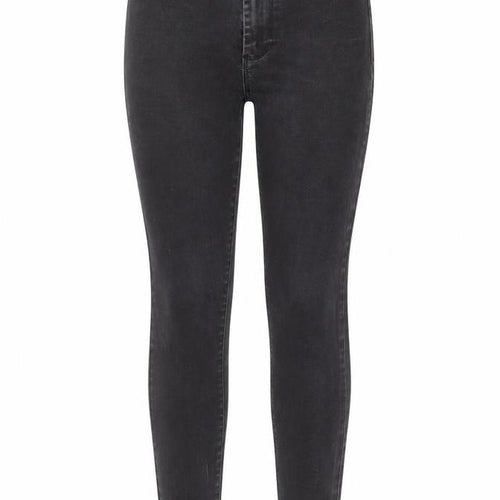 Denim & Co. Womens Black Cotton Skinny Jeans Size 8 Regular Zip - Waist 22 inches