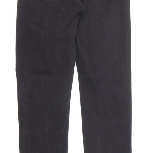 Denim & Co. Womens Black Cotton Skinny Jeans Size 8 Regular Zip - Waist 22 inches