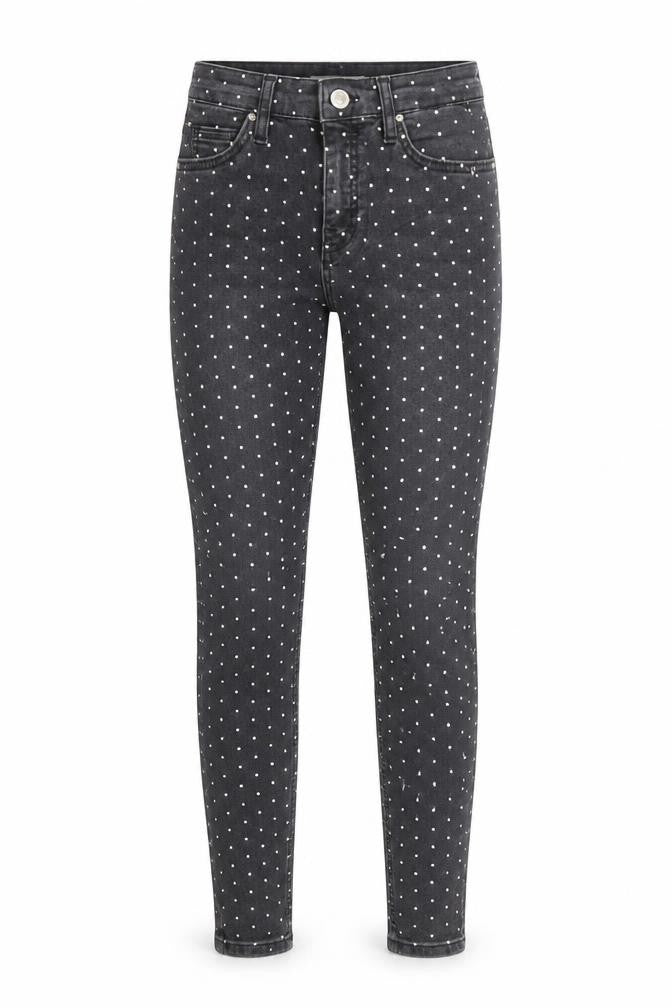 Topshop Womens Black Cotton Skinny Jeans Size 25 in L30 in Regular Zip