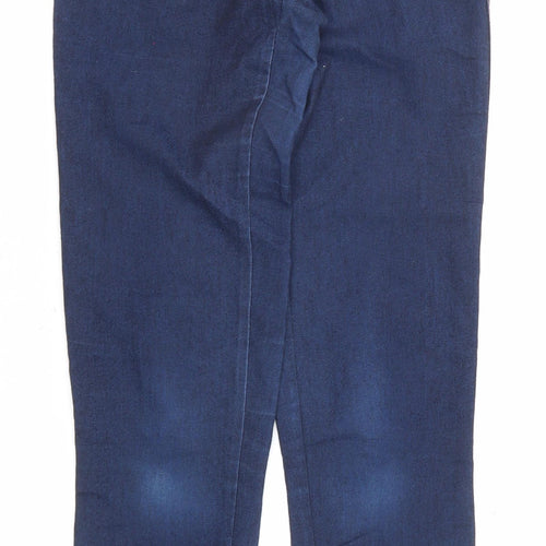 Denim & Co. Womens Blue Cotton Jegging Jeans Size 4 Regular