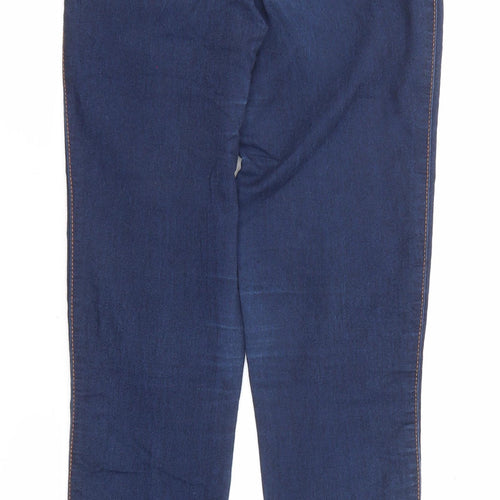 Denim & Co. Womens Blue Cotton Jegging Jeans Size 4 Regular