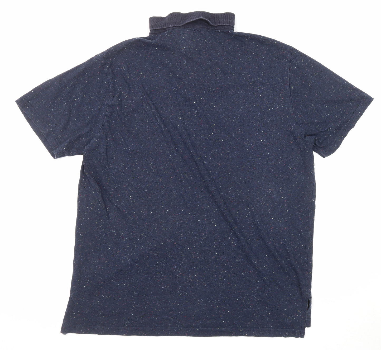 Goodsouls Mens Blue Cotton Polo Size XL Collared Button