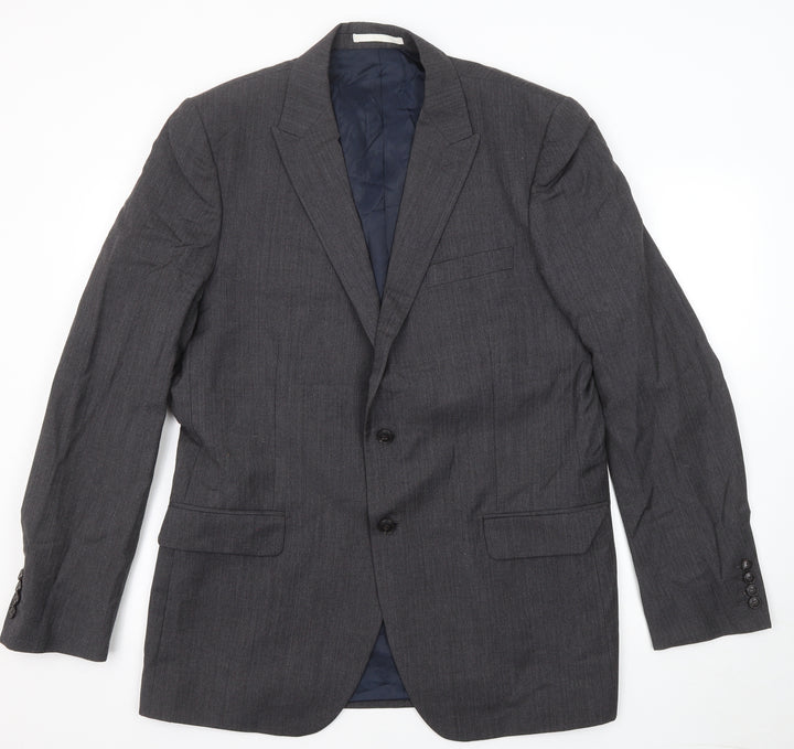 Marks and Spencer Mens Grey Wool Jacket Suit Jacket Size 42 Regular