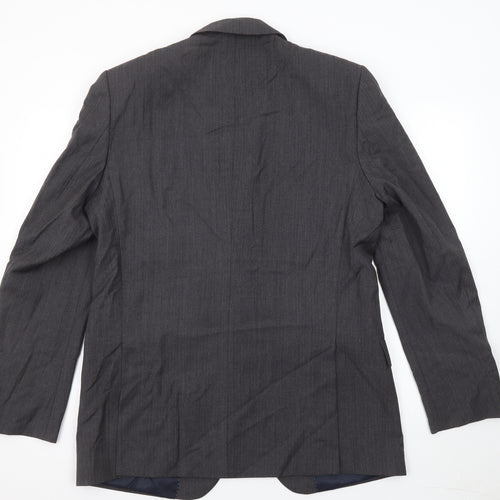 Marks and Spencer Mens Grey Wool Jacket Suit Jacket Size 42 Regular