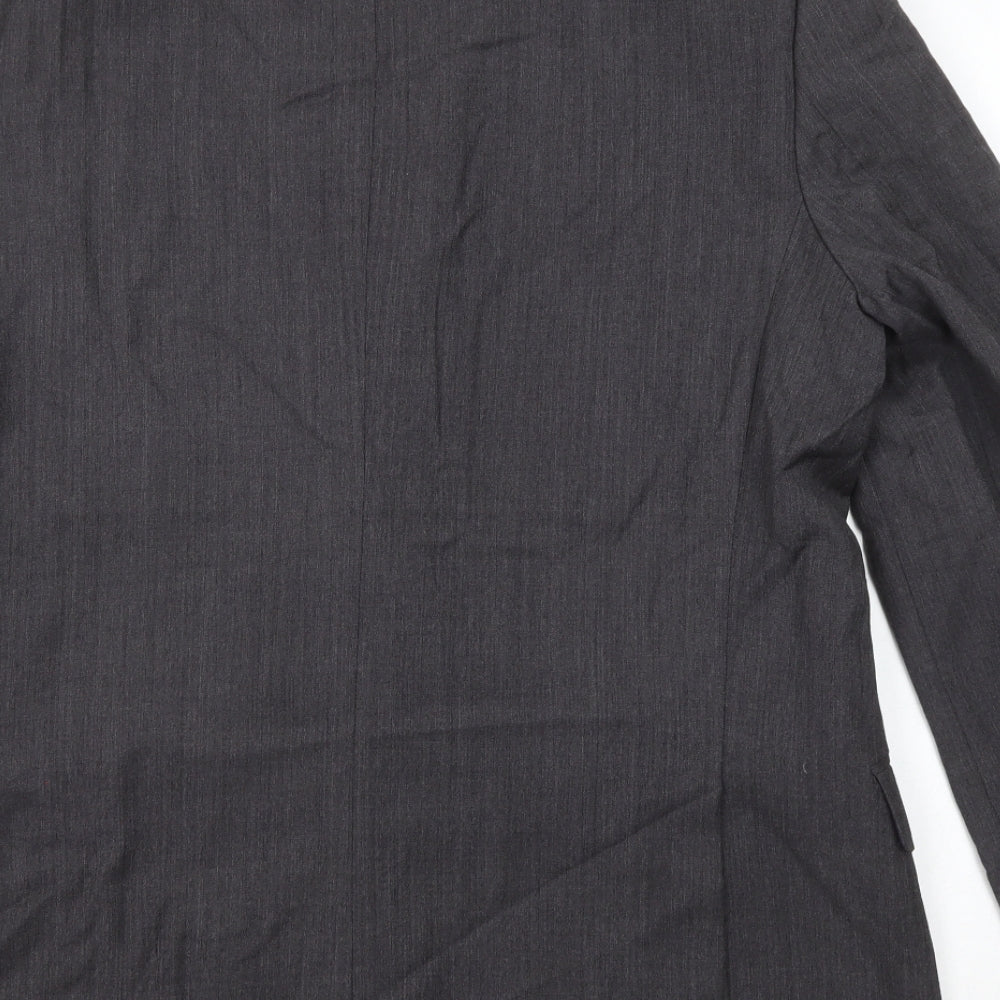 Marks and Spencer Mens Grey Wool Jacket Suit Jacket Size 42 Regular