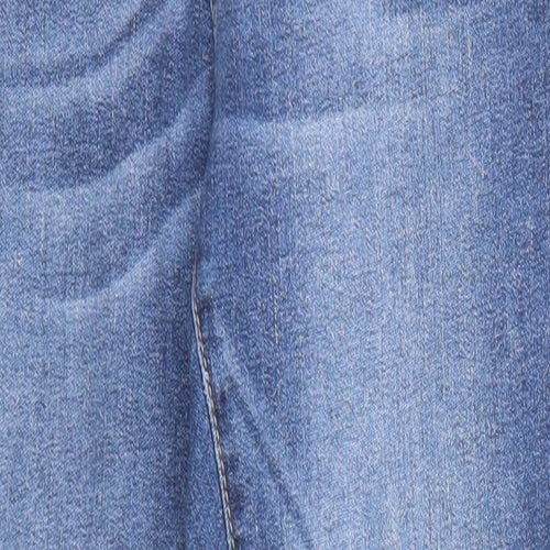 Re-Stitch Womens Blue Cotton Skinny Jeans Size 25 in Regular Zip