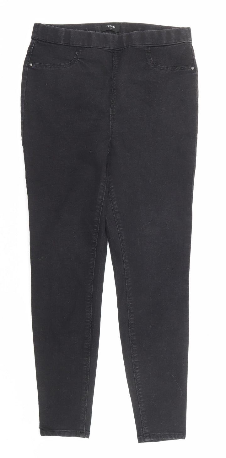 /Denim Womens Black Cotton Skinny Jeans Size 10 Regular