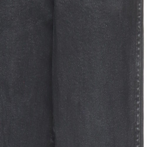 Dr. Denim Mens Black Cotton Straight Jeans Size 31 in Regular Zip