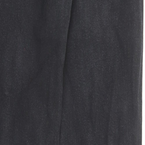 Dr. Denim Mens Black Cotton Straight Jeans Size 31 in Regular Zip