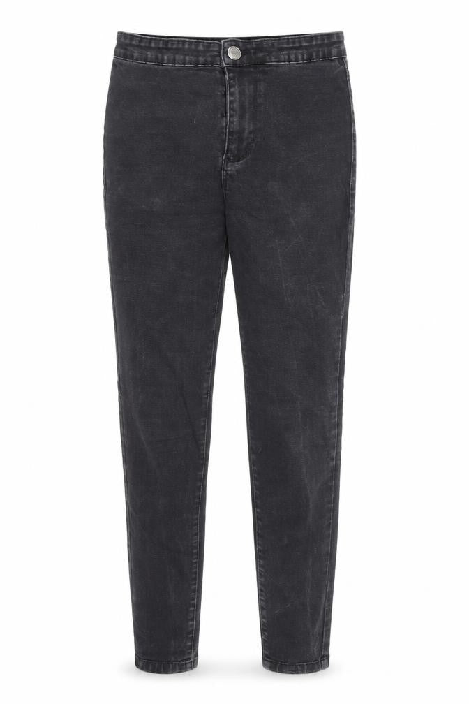 Denim & Co. Womens Black Cotton Skinny Jeans Size 8 Regular Zip