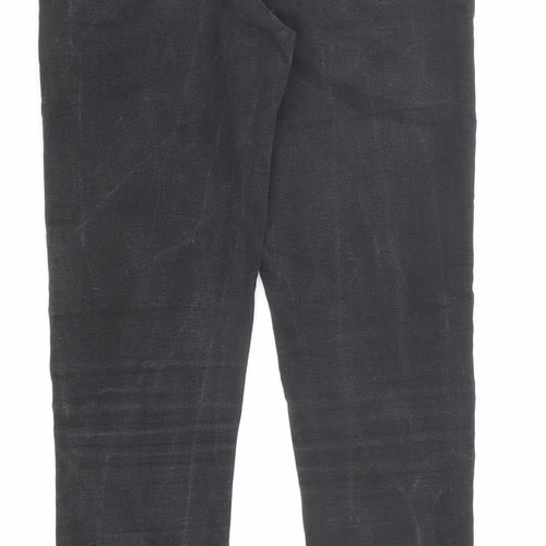 Denim & Co. Womens Black Cotton Skinny Jeans Size 8 Regular Zip