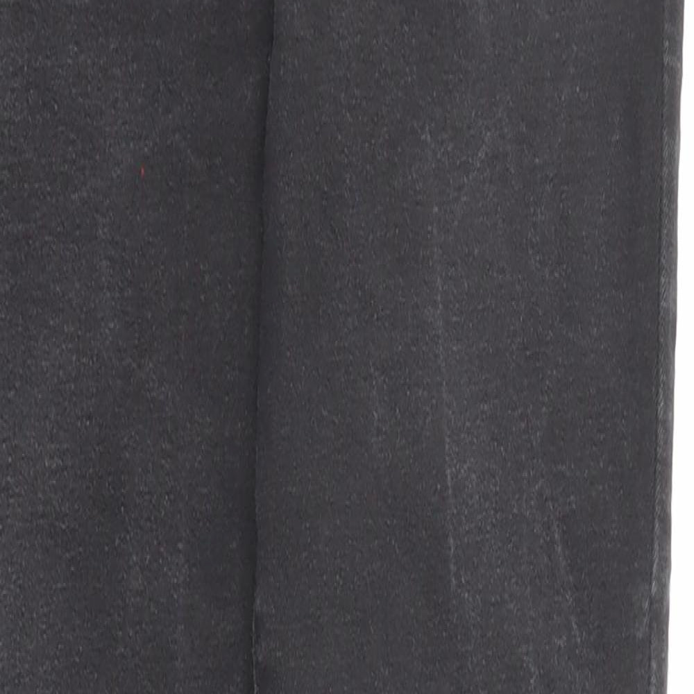 Denim & Co. Womens Black Cotton Skinny Jeans Size 8 Regular Zip