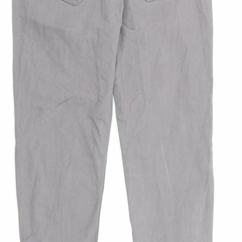 Denim & Co. Mens Grey Cotton Skinny Jeans Size 30 in L30 in Regular Zip