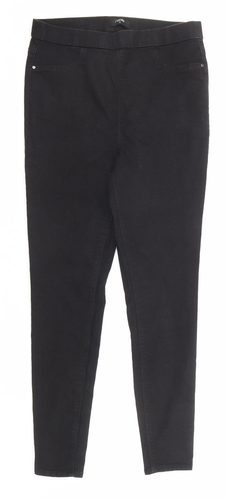 /Denim Womens Black Cotton Jegging Jeans Size 10 Regular