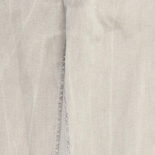 Replay Mens Beige Cotton Chino Trousers Size 29 in L30 in Regular Zip