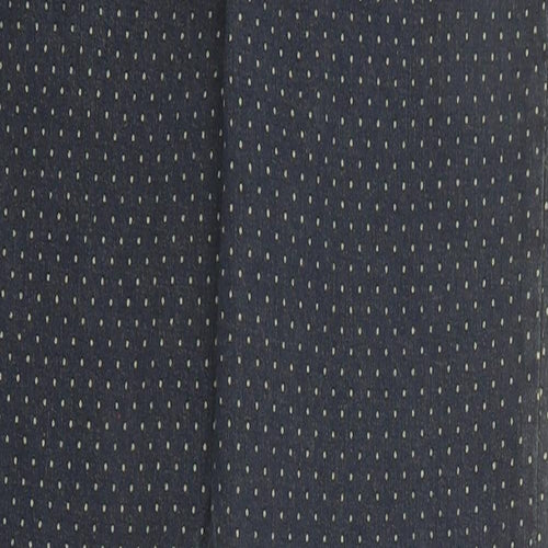 George Womens Black Polka Dot Cotton Skinny Jeans Size 12 Regular Zip
