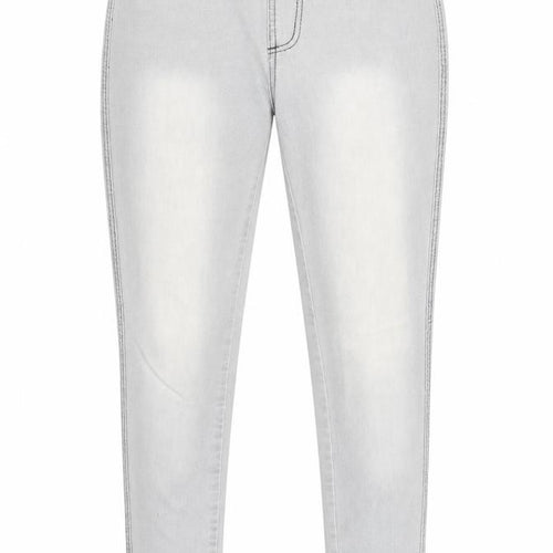 Denim & Co. Womens Grey Cotton Jegging Jeans Size 10 Regular Zip