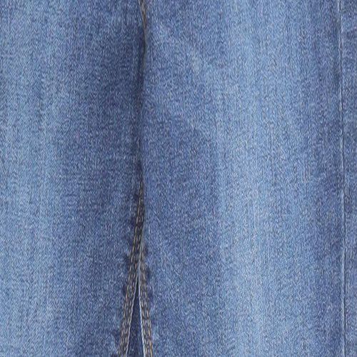 Denim & Co. Womens Blue Cotton Skinny Jeans Size 8 Regular Zip - Waist 21 inches