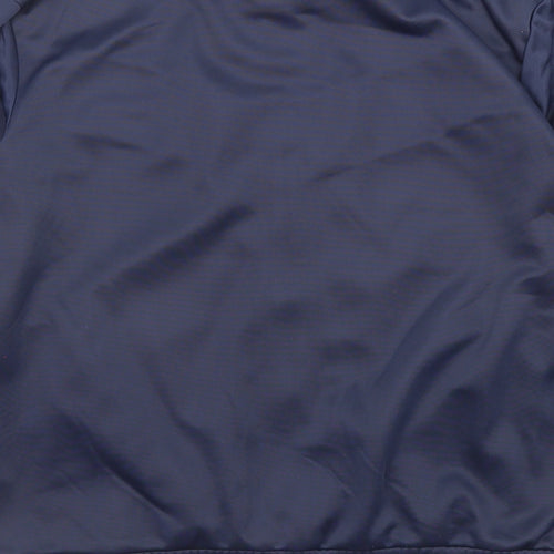 Donnay Boys Blue Geometric Track Jacket Jacket Size 13 Years Zip
