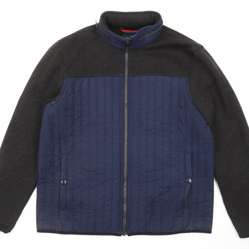 Blue Harbour Mens Blue Jacket Size M Zip