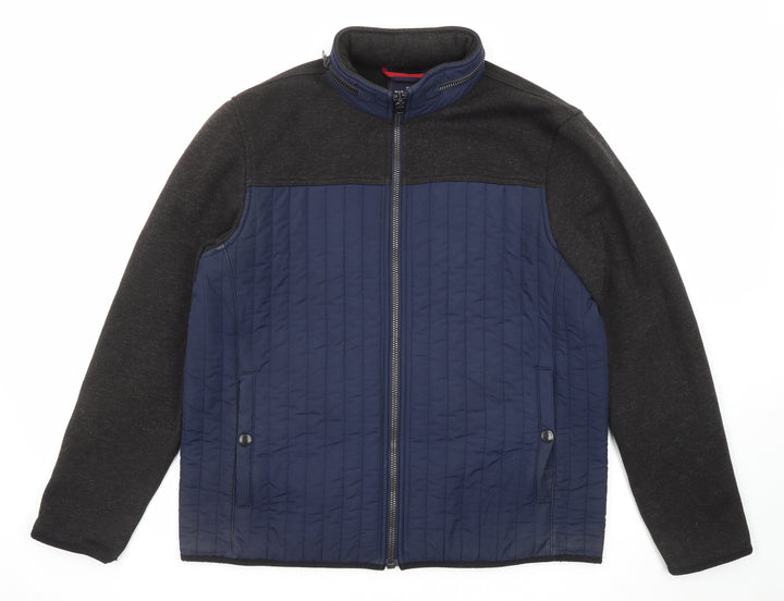 Blue Harbour Mens Blue Jacket Size M Zip