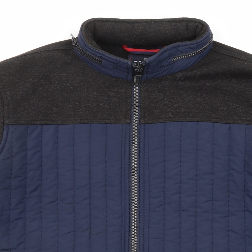 Blue Harbour Mens Blue Jacket Size M Zip