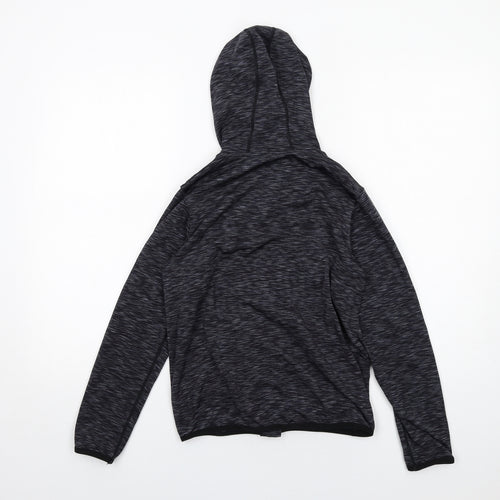 Hi Gear Girls Grey Polyester Full Zip Hoodie Size 9-10 Years Zip