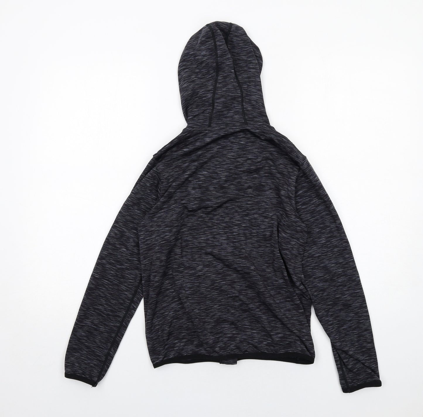 Hi Gear Girls Grey Polyester Full Zip Hoodie Size 9-10 Years Zip
