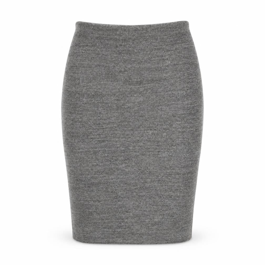 Zara Womens Grey Cotton Bandage Skirt Size S