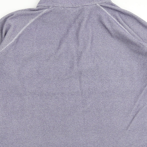 Regatta Womens Purple Polyester Pullover Sweatshirt Size 10 Zip