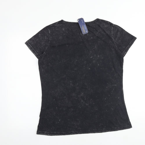 The crimes of Grindelwald Womens Grey Cotton Basic T-Shirt Size 2XL Round Neck - Fantastic Beasts