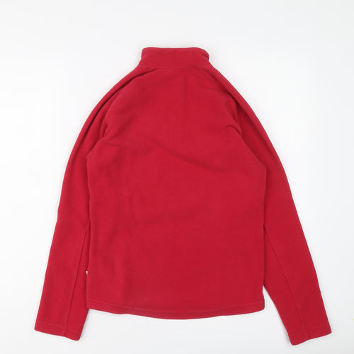 Quechua Womens Pink Polyester Pullover Sweatshirt Size M Zip