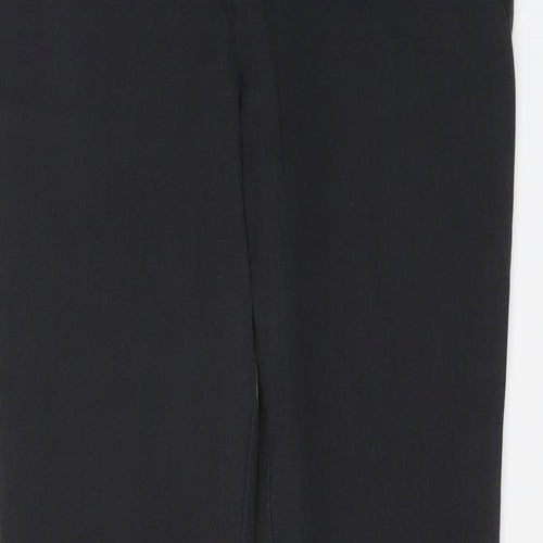Mint Velvet Womens Grey Cotton Trousers Size 12 L27 in Regular Zip