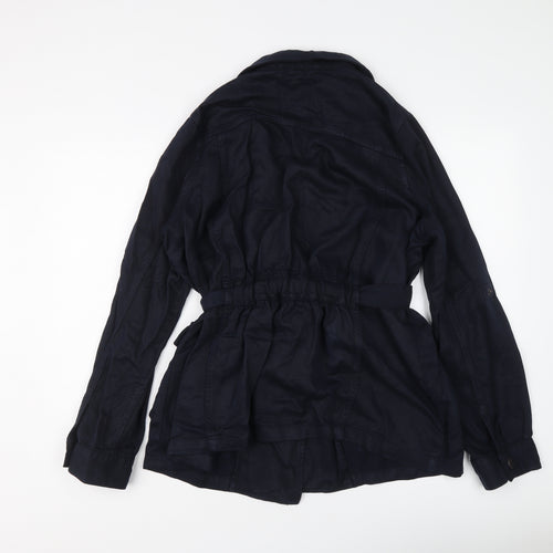 NEXT Womens Blue Jacket Size 14 Snap