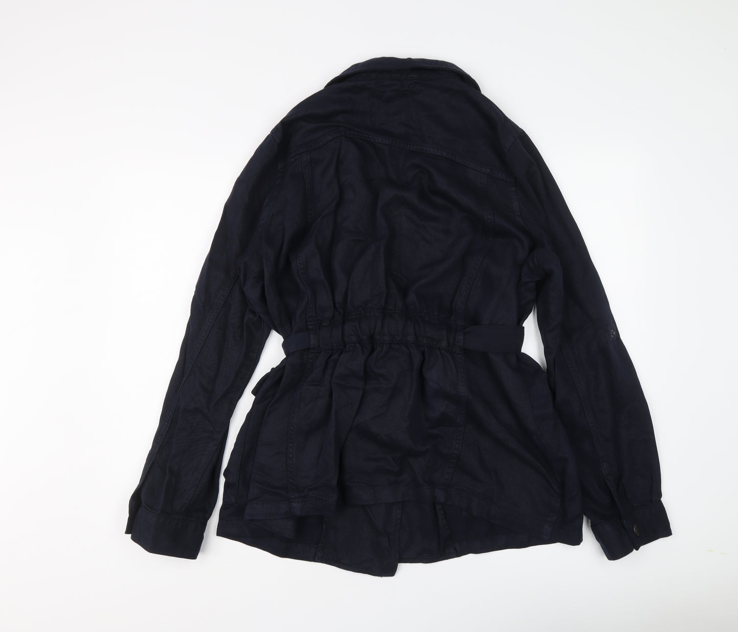 NEXT Womens Blue Jacket Size 14 Snap