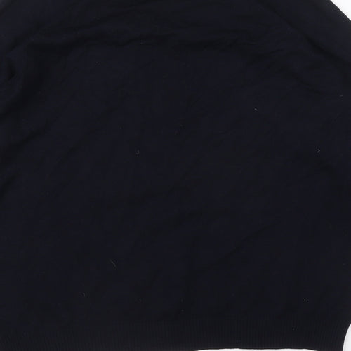 Sfera Casual Womens Blue Round Neck Viscose Pullover Jumper Size L