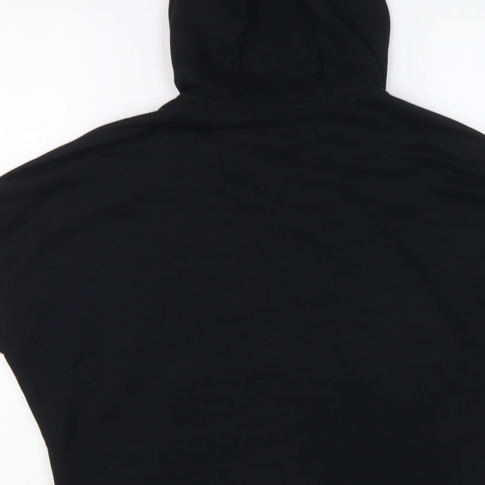 Nike Womens Black Polyester Pullover Hoodie Size S Pullover